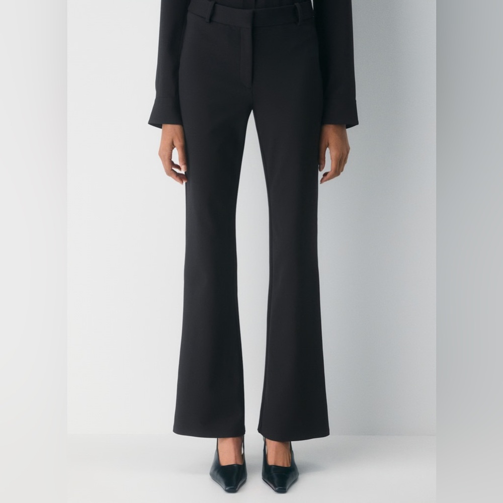 Aritzia Babaton Lineage Pant - Black Flared Women's Trousers